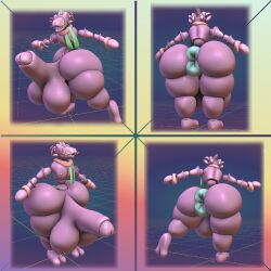 3d_(artwork) 3d_modeling anthro anus ass balls big_balls big_butt big_penis chubby_male curious_boi digital_media_(artwork) genitals huge_balls huge_butt huge_cock hyper hyper_balls hyper_butt hyper_genitalia hyper_penis machine male nude penis puffy_anus robot scarf slightly_chubby solo thick_thighs whiskers wide_hips