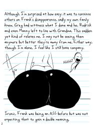 1boy 1girls afraart after_vore ass ass_expansion ass_focus diary_of_a_wimpy_kid digested digested_prey father father_prey frank_heffley milf milf_pred mother mother_pred susan_heffley vore weight_gain