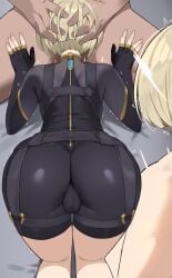 1femboy 2boys ass big_ass blonde_hair blowjob bodysuit bubble_ass bubble_butt bulge censored cute_male dat_ass deepthroat facefuck femboy feminine feminine_male freminet_(genshin_impact) g1_(artist) gay genshin_impact girly head_grab implied_deepthroat implied_fellatio implied_oral jjw1029 male male_only oral out_of_frame rear_view sex skin_tight thick thick_ass thick_boy thick_thighs twink yaoi