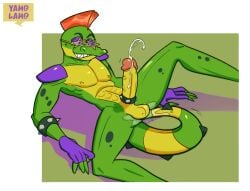 1boy 1male 2022 abs alligator alligatorid alternate_version_available anal anal_insertion anal_juice anal_masturbation anal_sex anthro anthro_focus anthro_only anthro_solo anthrofied artist_name athletic athletic_anthro athletic_male autopenetration autotailsex balls ballsack big_balls big_cock big_penis big_testicles boner bracelet bracelets cock cock_ring completely_nude completely_nude_male crocodile crocodilian crocodylid cum cum_string cumming cumming_from_anal_sex cumshot dangling_testicles digital_drawing_(artwork) digital_media_(artwork) ejaculate ejaculating ejaculating_cum ejaculation erect_penis erect_while_penetrated erection fangs fingerless_gloves five_nights_at_freddy's five_nights_at_freddy's:_security_breach furry furry_male furry_only gay gay_anal gay_male glans glasses gloves green_skin half-closed_eyes huge_cock humanoid_genitalia humanoid_penis insertion legs legs_apart legs_held_open legs_spread long_penis long_tail looking_at_penis low_hanging_balls lying lying_down lying_on_floor lying_on_ground male male_anthro male_nipples male_only masturbating masturbation mohawk_(hairstyle) montgomery_gator_(fnaf) mostly_nude nude nude_male orange_hair orgasm orgasm_from_anal pecs pectorals penile penis penis_focus penis_out reptile reptile_humanoid scales scalie scalie_humanoid scottgames scrotum sex sharp_teeth shoulder_pads simple_background smile smiley_face smiling solo solo_anthro solo_in_panel spiked_cock_ring spiked_tail spikes spikes_(anatomy) star_glasses steel_wool_studios stimulation studded_bracelet studded_cock_ring sunglasses tail_fetish tail_insertion tail_masturbation tail_play tail_sex testicles thick_penis thick_tail veiny_penis yamo_lamo