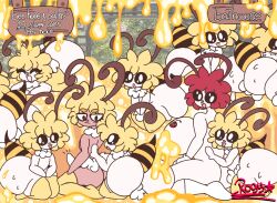 1girls 7boys 8boys 9boys antennae anthro bee bee_boy bee_girl big_penis bigger_male cute cute_male erect_penis female femboy gigantic_ass gigantic_breasts gigantic_butt gigantic_thighs honey huge_ass huge_breasts huge_butt huge_cock huge_thighs humanoid hyper insect_girl insect_humanoid insects male male/female male/male male_focus massive_ass massive_butt oc orgy original original_character pool pool_party red_hair sanrio short_hair shortstack silly silly_face size_difference smaller_male summeryfortuna sweat sweating yellow_hair