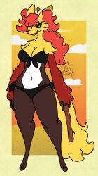 anthro big_breasts breasts delphox female furry nerdyreindeer pokémon_(species) pokemon thick_thighs wide_hips