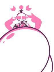 ass_bigger_than_head ass_focus barely_clothed big_ass big_breasts clothed female female_only gameboi_(artist) hyper_ass robot robot_girl vee_(gameboi)