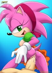 1boy 1girls amy_rose ass bbmbbf classic_amy_rose cum_in_pussy female male mobius_unleashed palcomix sega sonic_(series) sonic_the_hedgehog_(series) vaginal_penetration