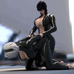 1:1 1futa 1girls 3d big_breasts black_bodysuit bodysuit breasts crossover female fucked_from_behind futa_on_female futanari ghost_in_the_shell gif huge_breasts implied_futanari jiggle jiggling_breasts kusanagi_motoko large_breasts latex latex_suit nier nier:_automata nier_(series) sex unzipped unzipped_bodysuit voluptuous voluptuous_female xapo69 yorha_2b