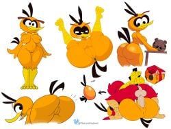 1boy 1girls angry_birds anthro anus ass avian avian_humanoid beak big_ass big_breasts big_butt bird bird_girl bird_humanoid boobs breasts bubbles_(angry_birds) egg feathers genderbend genderswap long_beak no_nipples no_nipples_visible non-mammal_breasts orange_body orange_feathers orange_fur penetration penis pussy red_(angry_birds) rovio rule_63 sega sex_toy thelordjoshua thelordjoshua1 thick_ass thick_thighs tits vagina vaginal vaginal_penetration vaginal_sex white_background