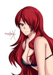 atlus breasts female female_only mitsuru_kirijo persona persona_3 red_hair solo sonicheroxd