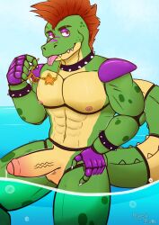 1boy 2023 abs alligator alligatorid anthro anthro_only artist_name athletic athletic_anthro athletic_male balls ballsack bara beach big_penis blep blue_sky boner bracelets claws cock collar crocodile crocodilian crocodylid dick digital_drawing_(artwork) digital_media_(artwork) erection facepaint fangs fangs_out finger_claws fingerless_gloves five_nights_at_freddy's five_nights_at_freddy's:_security_breach foreskin furry furry_male furry_only glasses gloves green_skin half-closed_eyes holding holding_glasses holding_object intact long_tail male male_anthro male_nipples male_only marsh_bunn masculine mohawk_(hairstyle) montgomery_gator_(fnaf) muscles muscular_male navel nude nude_male ocean partially_retracted_foreskin pecs penile penis penis_out pierced_tongue posing posing_for_the_viewer precum precum_drip precum_on_penis presenting_balls presenting_penis red_eyes red_hair relaxing reptile scales scalie scottgames scrotum semi-erect sharp_teeth shoulder_pads smile smiley_face smiling smooth_balls smooth_penis smooth_skin solo spiked_collar spiked_tail spikes spikes_(anatomy) star_glasses steel_wool_studios studded_bracelet studded_collar sunglasses testicles thick_penis thick_tail tongue tongue_out tongue_piercing uncut veiny_penis water