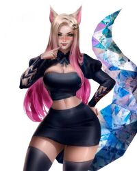 ahri from k/da series by nyahabi2112