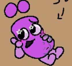 algebralien blush cfmot chubby chubby_belly color colored hand_on_belly letteralien object_show object_shows purple_body purple_skin solo tagme twitter_link yoshka_(cfmot)