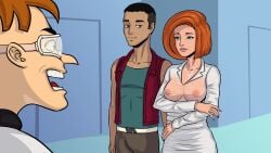 after_sex ann_possible breasts crossover cum_on_breasts disney disney_channel disney_xd dr_heinz_doofenshmirtz groping groping_ass hidden_sex kim_possible leroy2012 nipples phineas_and_ferb project:_possible x-ray