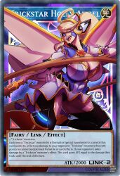 1girls cosmikaiser duel_monster fairy large_breasts trickstar_holly_angel voluptuous_female yu-gi-oh! yu-gi-oh!_card