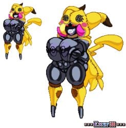 anthro anthrofied big_breasts breasts collar exkrill gardevoir huge_breasts intersex latex_transformation leash lost_bet mimikyu nintendo pixel_art pokemon pokemon_(species) pokemorph possession rubber sharp_teeth solo sprite standing takeover teeth transparent_background trixie_(jarsti_weebston) video_games wide_hips