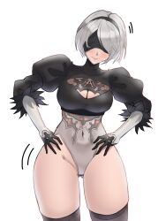 yorha 2b from goddess of victory: nikke by bluepaint