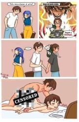 anal anal_sex chad_(dami_dam's_comic) cheating cheating_boyfriend comic cucked_by_femboy cuckold dami_dam dami_dam's_boyfriend dami_dam's_cat femboy femboysub gay meme netorare ntr shitpost spanish_text tagme yaoi