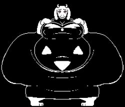 1girls anthro big_breasts black_and_white black_background boss_monster breasts chip_at_night clothed clothing edit edited female_only huge_breasts hyper hyper_ass hyper_breasts hyper_butt hyper_thighs massive_ass massive_breasts massive_butt massive_thighs pixel_(artwork) pixel_art thick_thighs toriel undertale undertale_(series) wide_hips