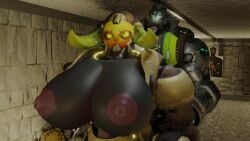 3d angry angry_face animated ass audible_creampie big_ass big_breasts big_butt bob_(overwatch) breasts chubby chubby_female cum cum_in_pussy cum_inside cumflation dark-skinned_female dark-skinned_male dark_skin defeated defeated_heroine fat female hd heavy_breathing huge_ass huge_breasts huge_butt inflation male mp4 navel orisa overwatch robot sex short_playtime snips456 snips456fur sound spanish spanish_dialogue spanish_voice_acting tagme vaginal_penetration vaginal_sex video video_games voice_acted