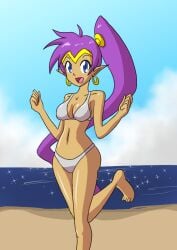 breasts female female_only mythkaz shantae shantae_(character) solo swimsuit tagme