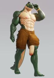 abs anthro balls biceps connivingrat eyewear genitals helm_(connivingrat) humanoid male male_only nipples obliques pecs penis pose ribs serratus solo solo_male sunglasses triceps vein