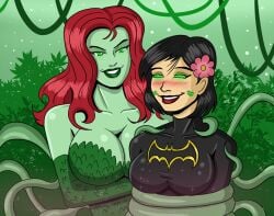 batgirl batgirl_(cassandra_cain) batman_(series) cassandra_cain dc dc_comics hypnosis orphan_(dc) poison_ivy polmanning restrained superheroine