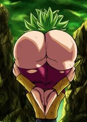 1girls amen_pose armlet ass ass_focus ass_up big_ass charge_sol dragon_ball dragon_ball_super female female_only fusion green_hair hi_res huge_ass kefla legendary_super_saiyan meme naked nude potara_fusion praise_da_booty_(meme) sketch solo super_saiyan super_saiyan_2 tagme thick thick_thighs thighhighs thighs torn_clothes tournament_of_power universe_6/universe_7 universe_6_girls