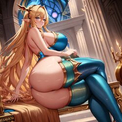 1girls ai_generated big_ass big_butt bimbo blonde_hair blue_clothes blue_clothing bubble_butt chaos_(warhammer) cult cultist elf female female_only gold_(metal) gold_jewelry jewelry massive_ass massive_butt solo solo_female tzeentch unstable_diffusion warhammer_(franchise) warhammer_fantasy