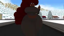 animated big_ass big_breasts breasts bubble_butt huge_ass swasbi_(character) tagme thick_thighs video wide_hips zer0264