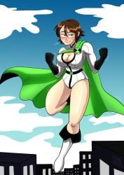 1girls ben_10 ben_tennyson bimbo cleavage dc dc_comics female female_ben female_only fully_clothed gender_transformation genderswap_(mtf) huge_ass huge_breasts implied_transformation kryptonian msmystica mtf_transformation omnitrix post_transformation power_ben power_girl_(cosplay) wide_hips