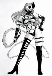 dominatrix female_only kaijin_hime_do-s manga monster_girl monster_princess one-punch_man whip