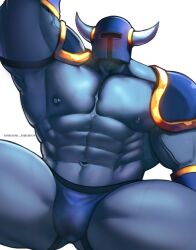 bara horror_himbos male male_only shovel_knight shovel_knight_(character)