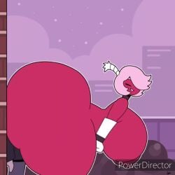 animated ass_body cheri_(dorahden) dorahden dumptruck_ass giant_ass gigardrawz huge_ass huge_breasts hyper hyper_ass magenta_skin nude nude_female pink_hair public_nudity short_hair smothering_ass stretch_(sound_effect) tagme video