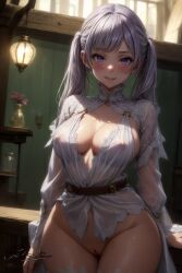 1girls ai_generated black_clover female female_only noelle_silva polah_u solo tagme