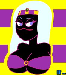 bikini_top bust_portrait duck_dodgers es_lewds martian martian_(duck_dodgers) queen_tyr'ahnee solo solo_female