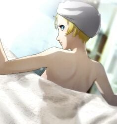 bath bathroom catherine catherine:_full_body catherine_(game) naked_female shigenori_soejima succubus towel