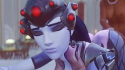 3d animated ass chun_widow overwatch overwatch_2 spanking tagme video widowmaker yuri