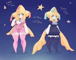 big_breasts breasts dullyarts female foxslimes game_freak jirachi legendary_pokémon nintendo pokemon pokemon_(species) thick_thighs wide_hips