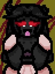 2boys ahe_gao anal anal_sex animated animated_background artist_request azazel_(the_binding_of_isaac) balls_deep big_balls black_body black_hair demon femboy femboysub gay horns human human_on_humanoid isaac_(the_binding_of_isaac) legs_up male male_only nipples penis red_eyes tagme the_binding_of_isaac thrusting tongue yaoi