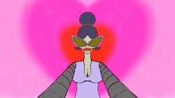 animated chalkzone femdom glasses grandmother_lips_of_the_future kissing lipstick_kiss milf muahsmooch pov red_lips red_lipstick robot_girl smooch