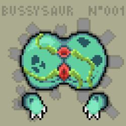 animal_ge ass bulbasaur game_freak glory_wall humanoid_genitalia nintendo not_safe_fur_work pixel_art pokemon pokemon_(species) pussy spread_anus spread_pussy tentacle