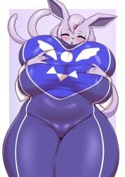 big_breasts big_penis breasts clothed deltarune eeveelution espeon female female_only generation_2_pokemon huge_breasts nintendo pokémon_(species) pokemon tagme tailzkim thick_thighs toriel toriel_(cosplay) undertale undertale_(series) wide_hips