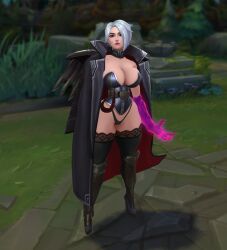 abdomera boobs clothed female genderswap_(mtf) jericho_swain league_of_legends mod rule_63 stockings