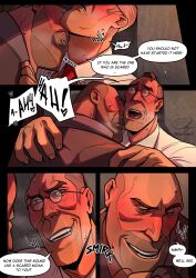 2boys adorable adorable_face anger_vein angry blush canon_couple cheeky cute cute_expression cute_eyes cute_face cute_male egabbacc gay heavy_weapons_guy kissing_neck love lovers male/male male_only medic_(team_fortress_2) milk_strawberry_popsicle_(egabbacc) moaning moaning_in_pleasure neck_bite neck_kiss page_22 team_fortress_2 wholesome wholesome_sex yaoi