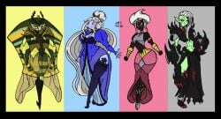 adventure_time alien_girl crossover duck_dodgers ice_queen ice_queen_(adventure_time) lord_dominator martian martian_(duck_dodgers) my_life_as_a_teenage_robot queen_tyr'ahnee robot_girl royal royalty vexus wander_over_yonder