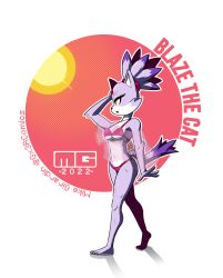 anthro bikini blaze_the_cat feline feline gx3rcomics sonic_(series) sonic_the_hedgehog_(series) video_games