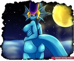 anthro aquatic_dragon big_ass dragon female freedom_planet freedom_planet_2 merga nude silver-wing-mk2 video_games water_dragon