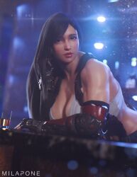 tifa lockhart from final fantasy by milapone