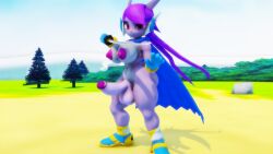 anthro aquatic_dragon dragon freedom_planet freedom_planet_2 futa_only futanari looking_at_viewer nude sahanovazamat sash_lilac video_games water_dragon