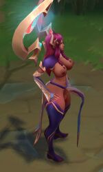 abdomera dark-skinned_futanari dragonmancers_series futa_only futanari karma_(league_of_legends) league_of_legends partly_clothed solo tranquility_dragon_karma