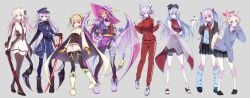 6+girls ash_blossom_&_joyous_spring chart demon_girl esper_girl evil_twin_ki-sikil ghost_ogre_&_snow_rabbit ki-sikil_(yu-gi-oh!) labrynth_of_the_silver_castle lovely_labrynth_of_the_silver_castle multiple_girls ruin_queen_of_oblivion sky_striker_ace_raye sky_striker_ace_roze