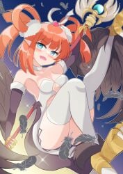 1girls duel_monster female harpie_channeler harpy monster_girl yu-gi-oh!